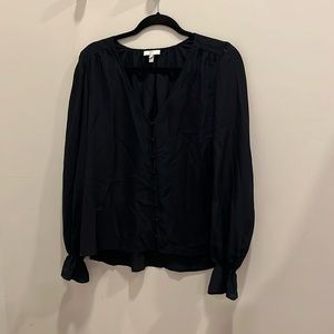 Joie pretty navy blue blouse